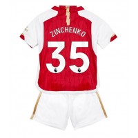 Dječji Nogometni Dres Arsenal Oleksandr Zinchenko #35 Domaci 2023-24 Kratak Rukav (+ Kratke hlače)